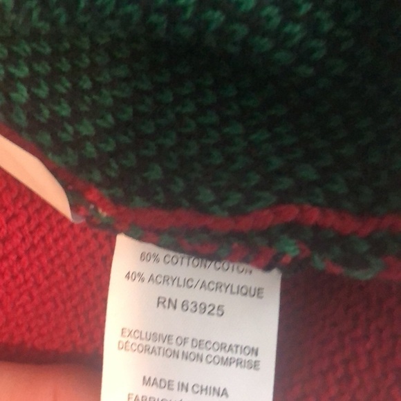 Ugly Christmas Sweater Dog Pug Elf Jingle Bell Holiday Party M - Picture 5 of 5